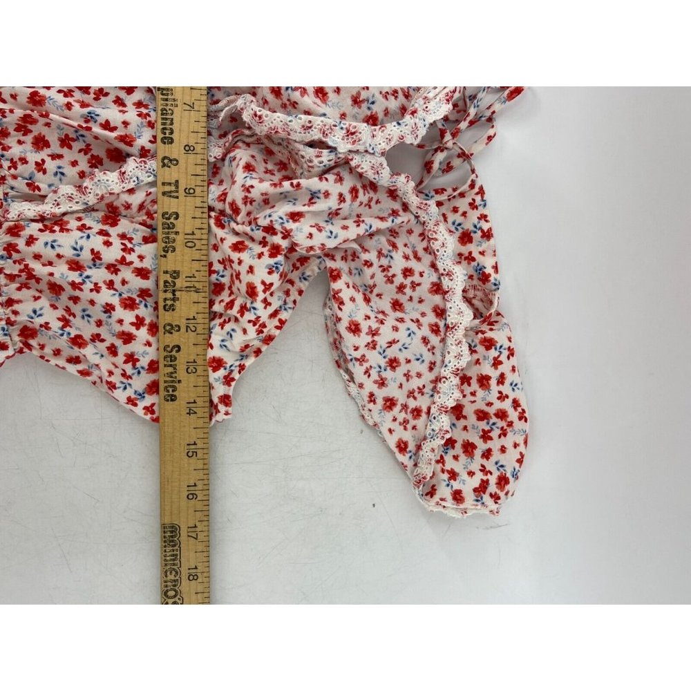 Old Navy Women's Sleeveless Orange White Floral Casual Dress Size XS - Picture 10 of 13